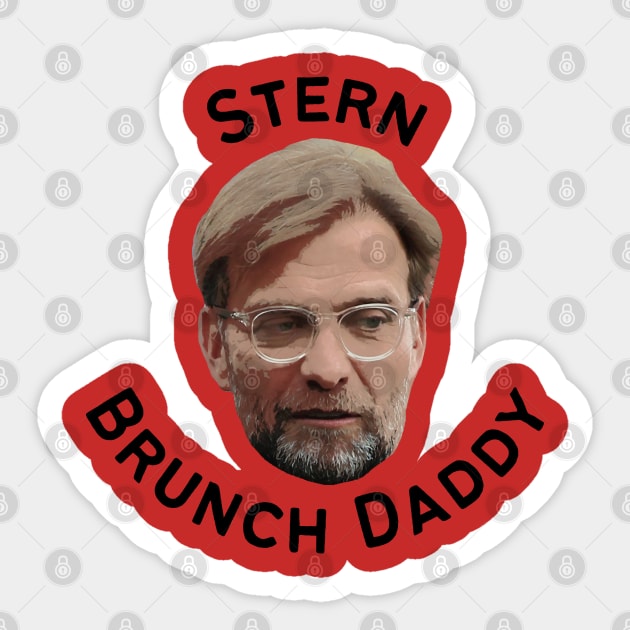 Stern Brunch Daddy Sticker by Hoydens R Us